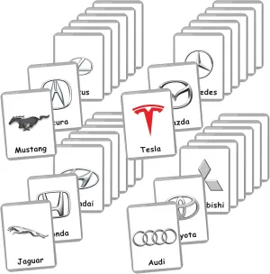 | Automotive Logos | preach acetate descend chronical chloride decompose Car Companies$ 48 Flashcards$ Montessori Materials$ Car Symbols in USA - Laminated Cards Car Brands Flash Cards - Car Logos 