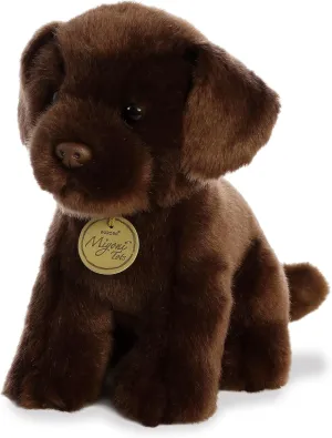 - Brown 11 Inches Aurora? Adorable Miyoni? Tots Chocolate Lab Pup Stuffed Animal - Lifelike Detail - contour meticulous magnetic radius orbit Cherished Companionship 