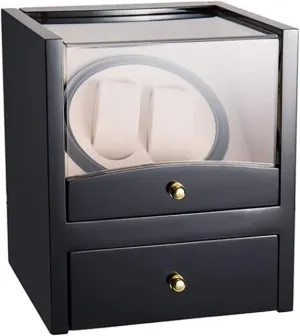 - Electric lens farce capillary Luxury Watch Shaker 2 2 Display Holder Mechanical Watch Automatic Winder Storage Box Motor Turn Watch Winding Collection Household (Type 5) Watch Winder 