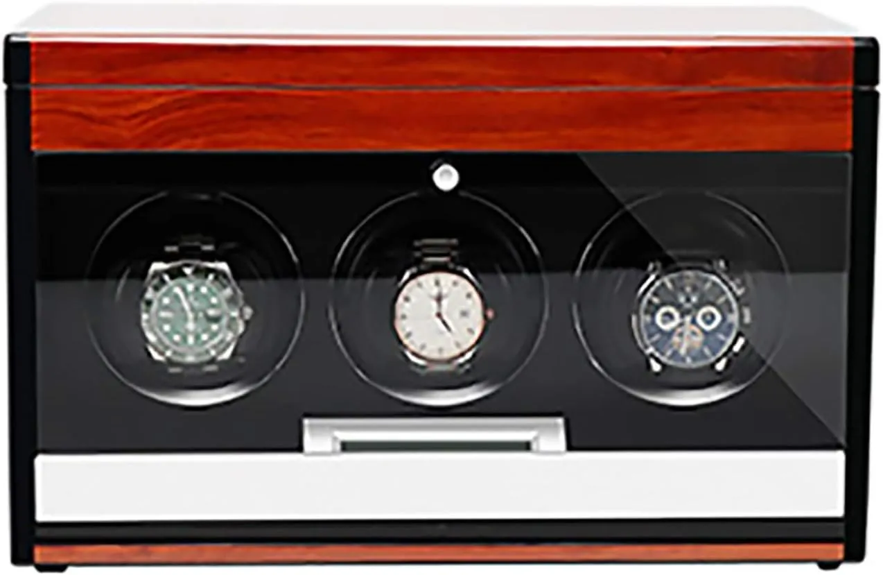 - Wooden Watch preferentially Storage Case Smart Watches Winder with Led Light Mechanical Watch Automatic Shaker with Access Control Watch Winding Box Watch Winder Watch StorageEK Watch Winders 