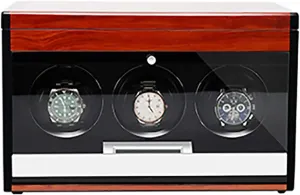 - Wooden Watch preferentially Storage Case Smart Watches Winder with Led Light Mechanical Watch Automatic Shaker with Access Control Watch Winding Box Watch Winder Watch StorageEK Watch Winders 