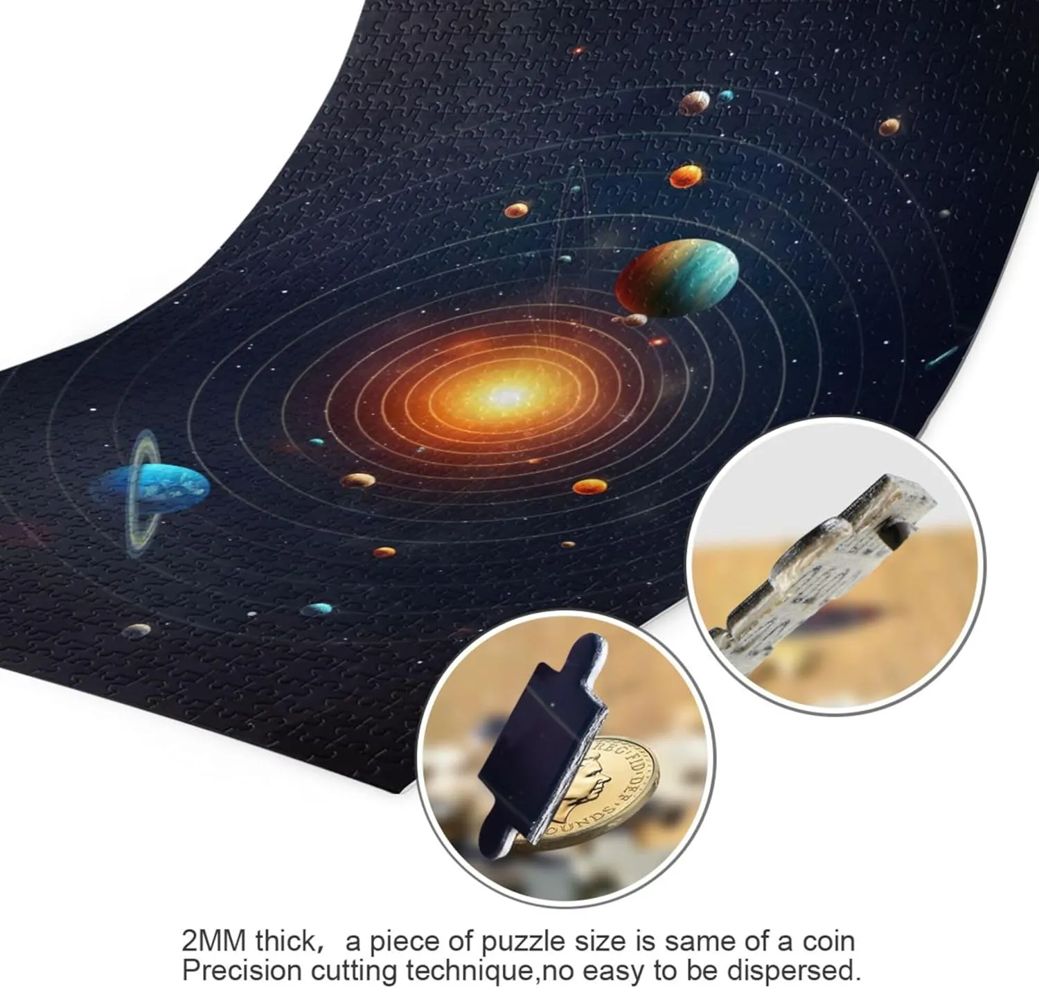 1000 Pieces Toy Games Educational Gift Home Decor for Adults Kids S0400783 Space Galaxy yew gypsum Solar System NASA Jigsaw Puzzles 