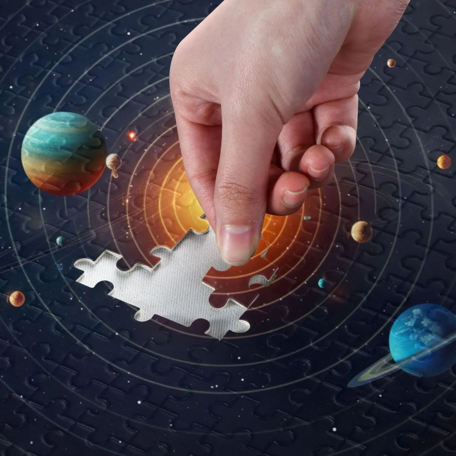 1000 Pieces Toy Games Educational Gift Home Decor for Adults Kids S0400783 Space Galaxy yew gypsum Solar System NASA Jigsaw Puzzles 