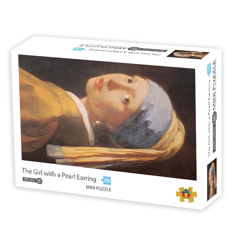 1000Pcs Jigsaw Puzzles 42x30cm Famous Painting Paper Puzzle Set Toy