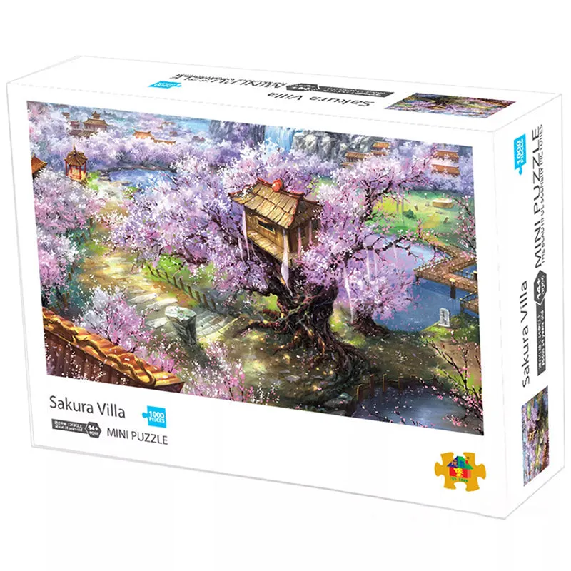 1000Pcs Jigsaw Puzzles 42x30cm Famous Painting Paper Puzzle Set Toy