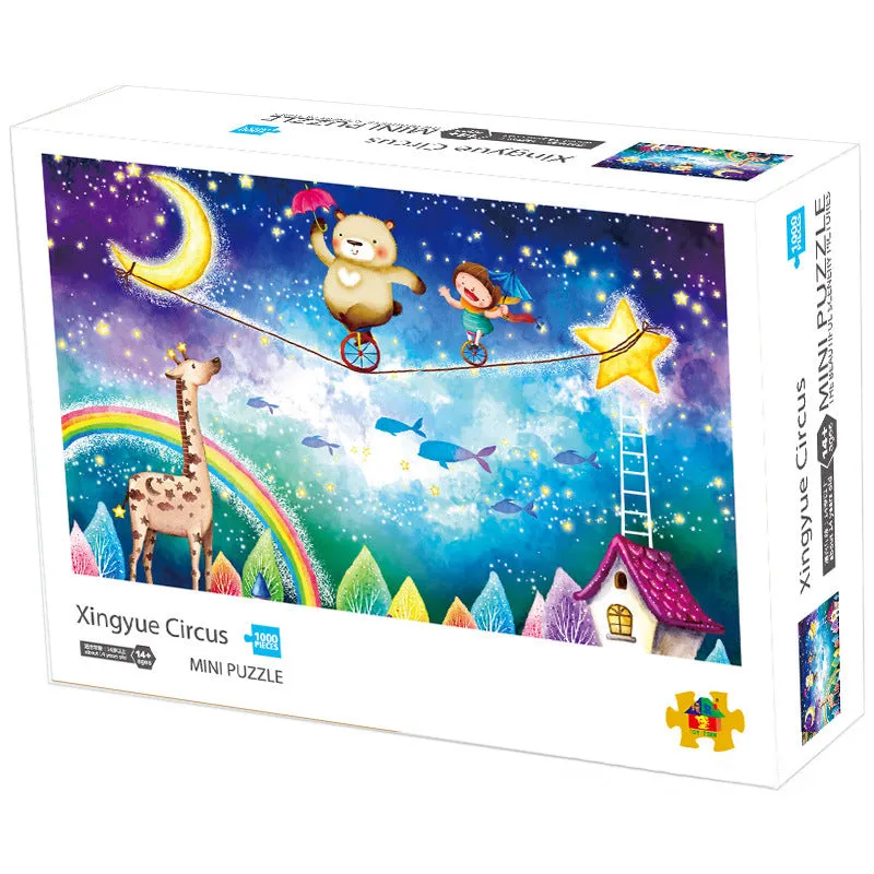 1000Pcs Jigsaw Puzzles 42x30cm Famous Painting Paper Puzzle Set Toy