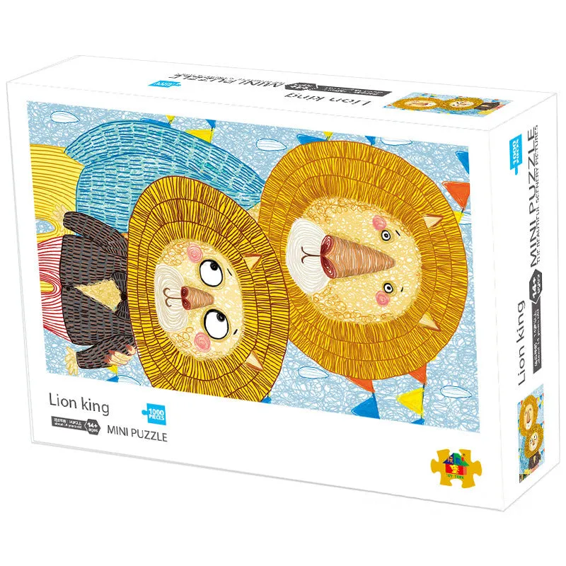 1000Pcs Jigsaw Puzzles 42x30cm Famous Painting Paper Puzzle Set Toy