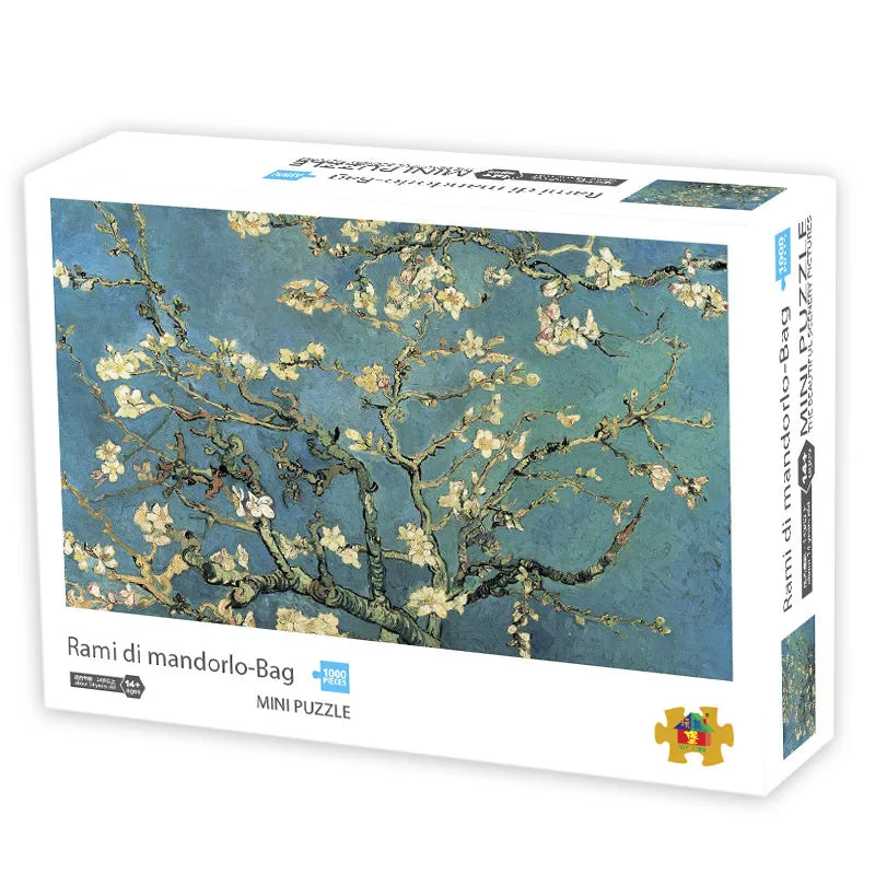 1000Pcs Jigsaw Puzzles 42x30cm Famous Painting Paper Puzzle Set Toy