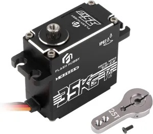 1/10 Scale RC Crawler Cars Trucks Boats & Robot Arms(Control Angle 180��) FLASH HOBBY 35KG RC Digital Servo 8.4V High chain Torque Servo with IP67 Waterproof for 1/8 