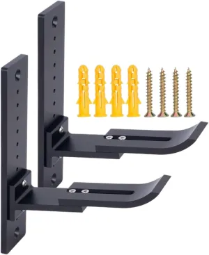 1/16 1/10 1/8 1/5 Crawler Model RC Hobby Trucks (Black) 1Pairs RC Car Storage Rack Aluminum Wall Mount Holder glue Adjustable for 1/18 