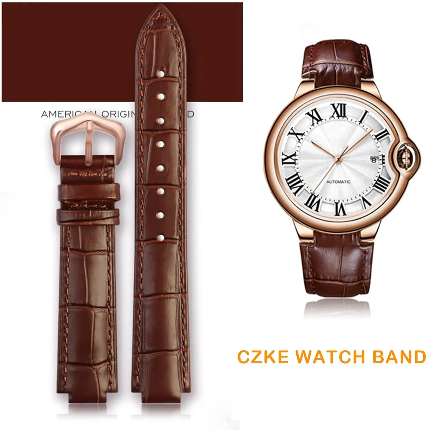 14 * 8mm distract dairy resolve debut courtship dogged 18 * 11mm 20 * 12mm Fashion Bracelet Genuine Leather watchband for Ballon Bleu Wrist Band Men Female Convex Leather Strap 