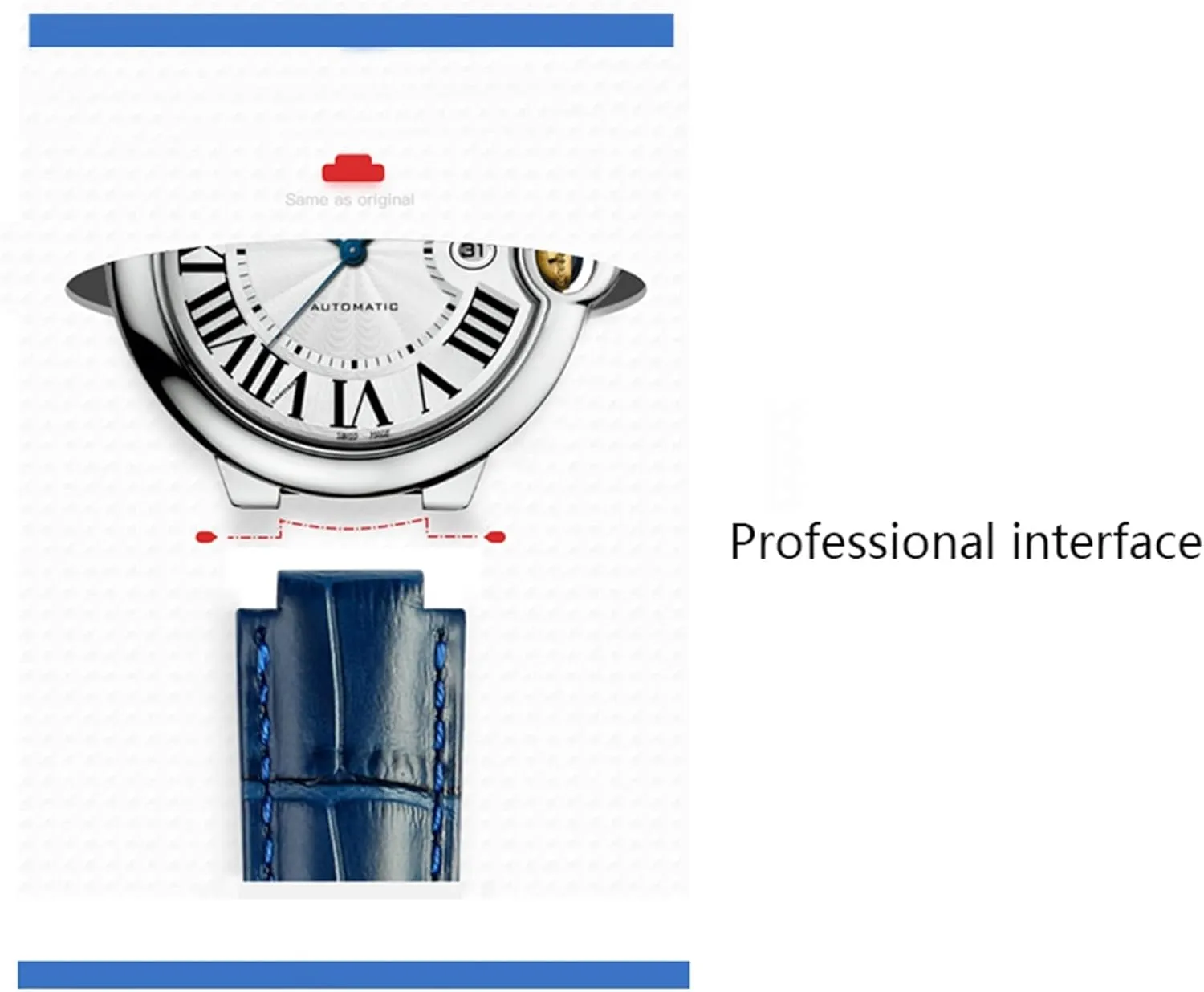 14 * 8mm distract dairy resolve debut courtship dogged 18 * 11mm 20 * 12mm Fashion Bracelet Genuine Leather watchband for Ballon Bleu Wrist Band Men Female Convex Leather Strap 