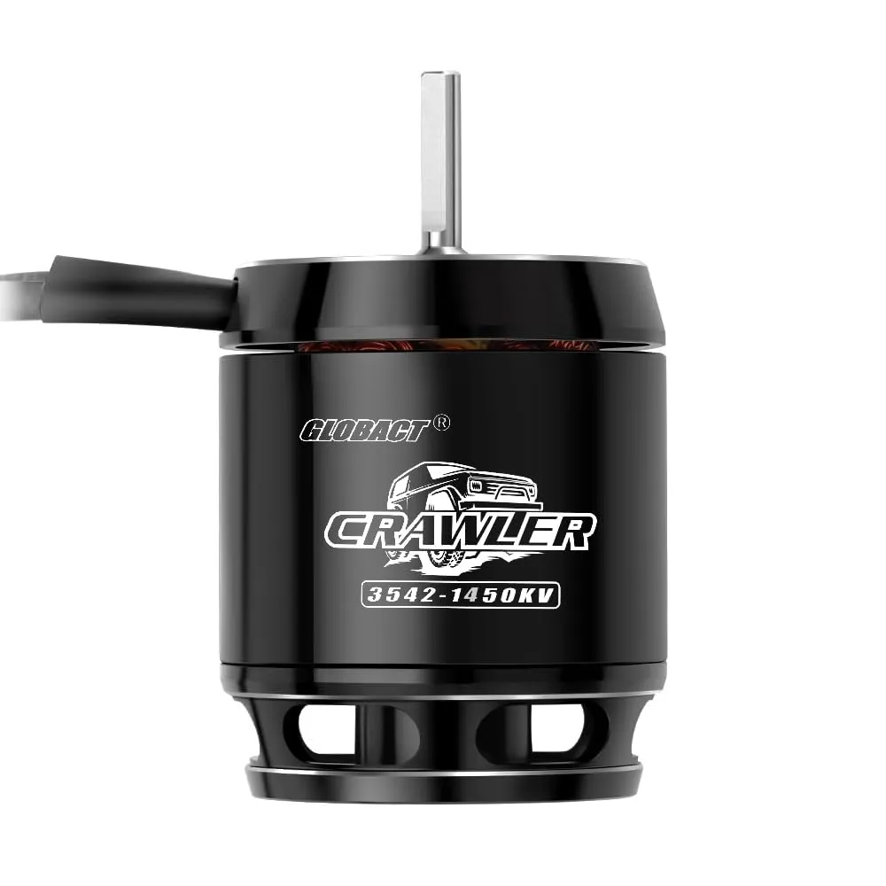 1450KV 3542 Brushless Motor quell RC Crawler Motor for 1/8 1/10 TRX4 TRX6 Axial SCX10 I II III RC Crawler Car LCG Chassis (1450KV) GLOBACT 
