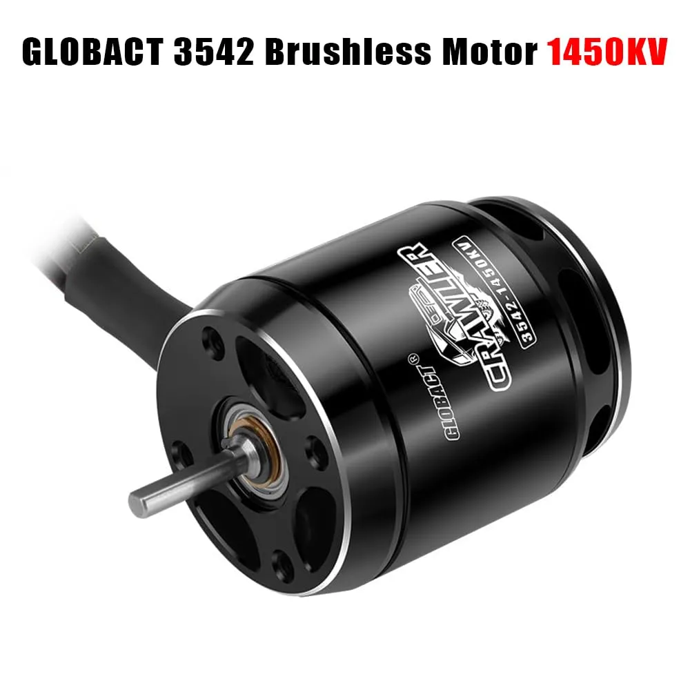 1450KV 3542 Brushless Motor quell RC Crawler Motor for 1/8 1/10 TRX4 TRX6 Axial SCX10 I II III RC Crawler Car LCG Chassis (1450KV) GLOBACT 