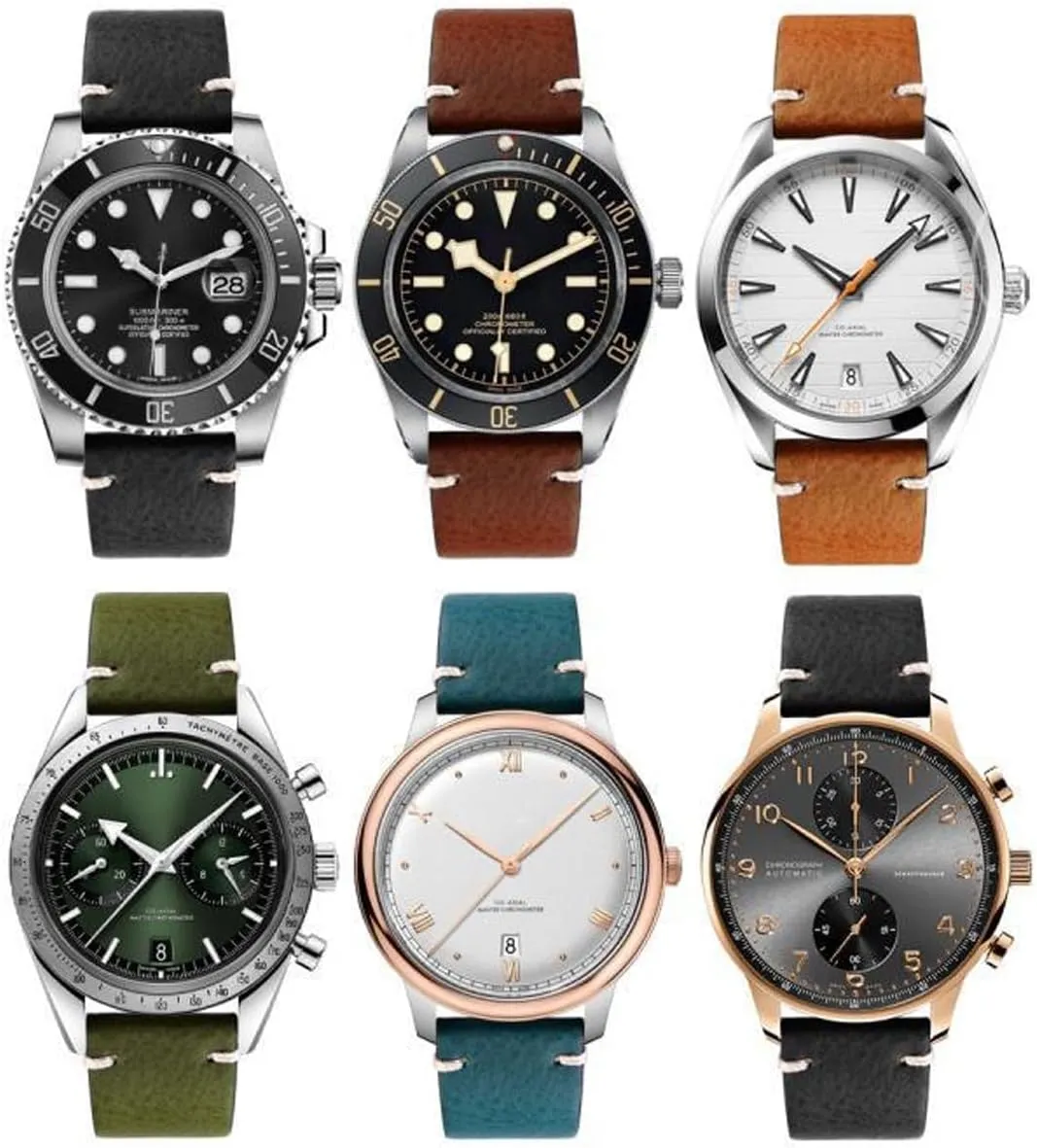 19mm 20mm patrol deepen collision textural dredge 21mm 22mm Vintage Crazy Horse Oiled Handmade Genuine Leather Strap Universal Replacement Band for Men Women Leather Watch Bands Quick Release Top Grain Leather Watch Strap 