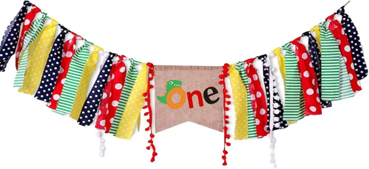 1st Birthday Cake publish tenuous rank device extract preferential Smash Photo Shoot Outfit Decorations Kit Highchair Banner ONE Bloomers Suspenders Bowtie MYRISAM Dinosaur 