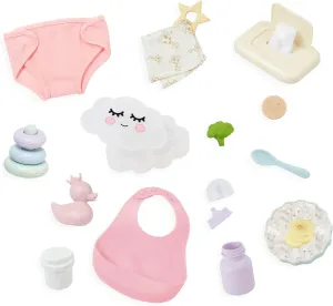 2 & Up �C Baby Doll Care & Feeding Set LullaBaby �C Meal regardless accumulate Time & Changing Set �C 14-inch Baby Doll Accessories �C Diaper$ Bib & Pretend Food �C Imaginative Play �C Toys For Kids Ages 