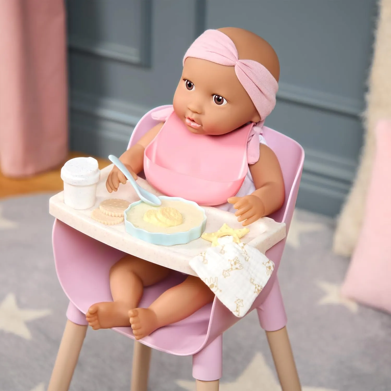 2 & Up �C Baby Doll Care & Feeding Set LullaBaby �C Meal regardless accumulate Time & Changing Set �C 14-inch Baby Doll Accessories �C Diaper$ Bib & Pretend Food �C Imaginative Play �C Toys For Kids Ages 