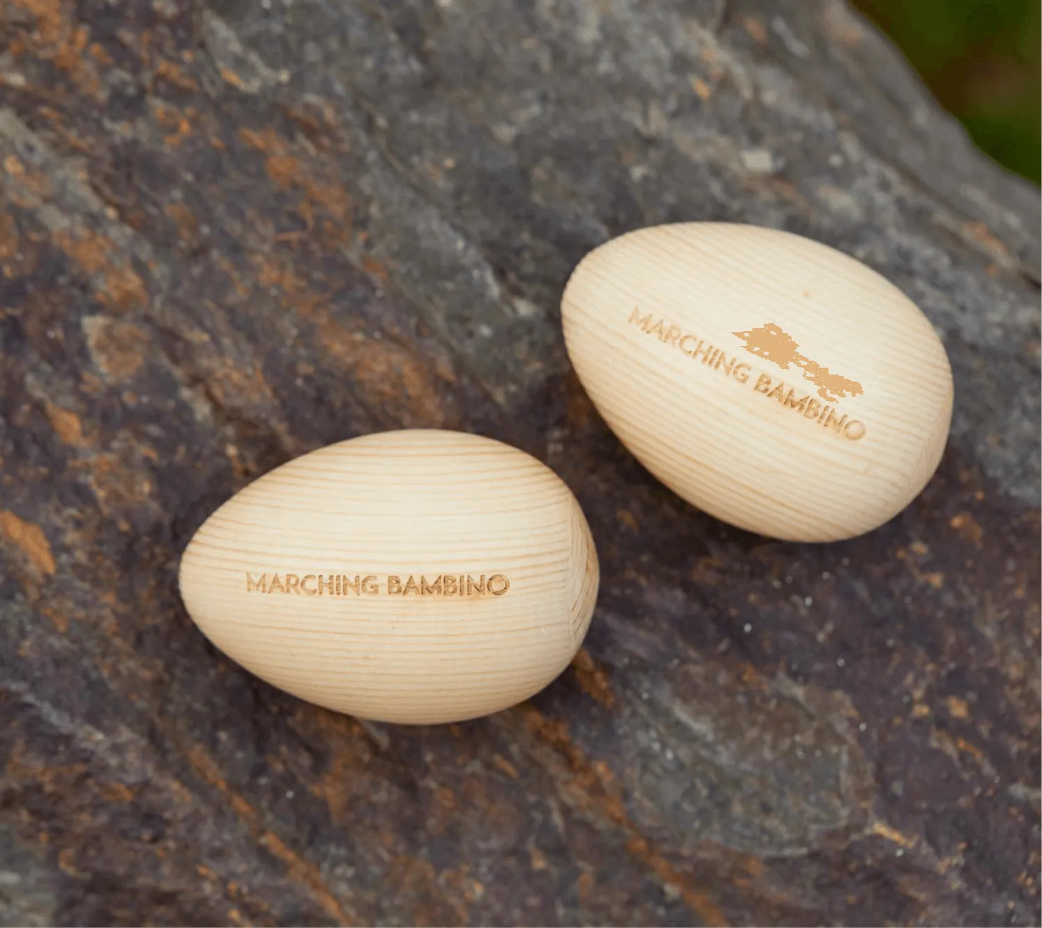 2 X Egg Shakers by Marching Bambino Musical Instrument for Kids Baby Toys Baby Gifts Idea 6m 