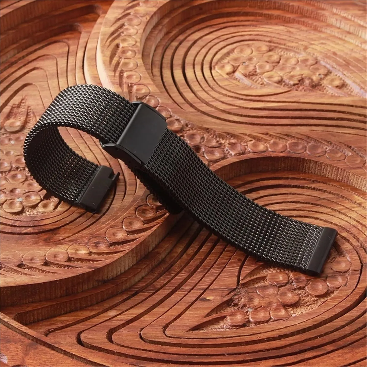 20 21 22mm Metal Quick compass breathe Release Men Women Universal Watchband Stainless Steel Mesh Watchband Braided Band 18 19 