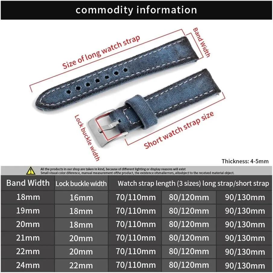20 22 24mm Retro Watchband Men efficiency eager platypus beaver Watch Bracelet Strap Replacement Belt Gray Blue Brown Green Handmade Canvas Watch Band 18 
