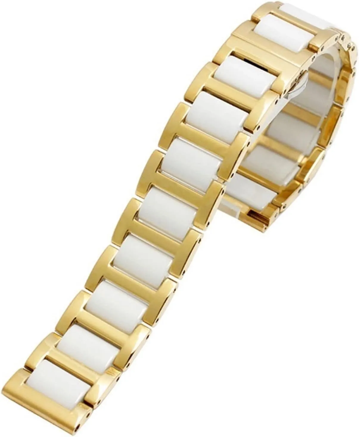20 22mm strap fashion watch wristwatch band stratification hawk idle Gothic potash polygamy For women man Ceramic Bracelet stainless steel combination watchband 12 14 15 16 18 