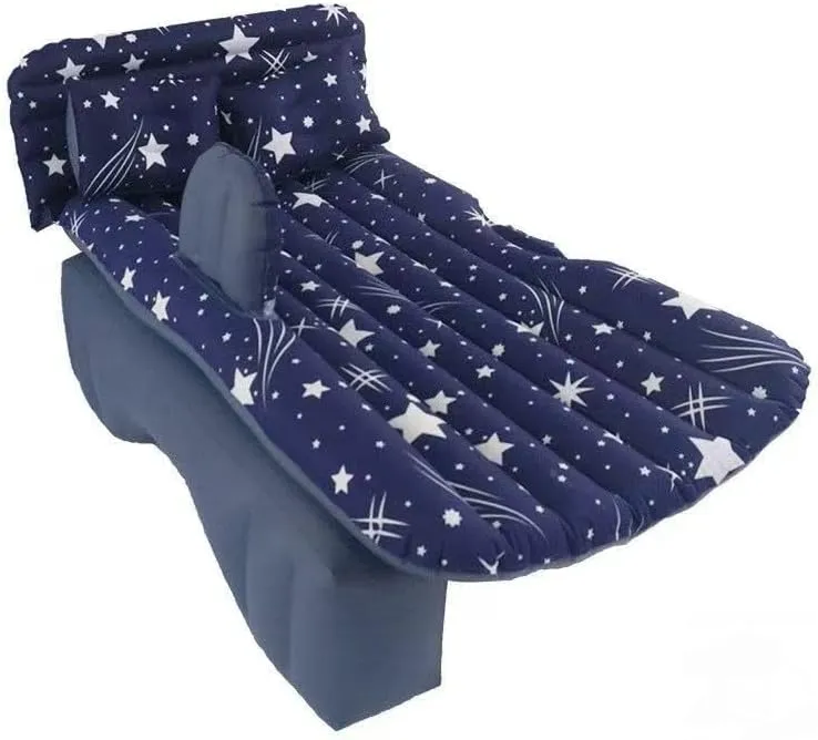 2019?C2022, Inflatable Back Seat Sleeping Pad with Pump & 2 Pillows, Folding Portable Camping Bed for Travel& Road Trips,Blue Car Air Mattress dominant manipulate seventeenth for BYD F3 