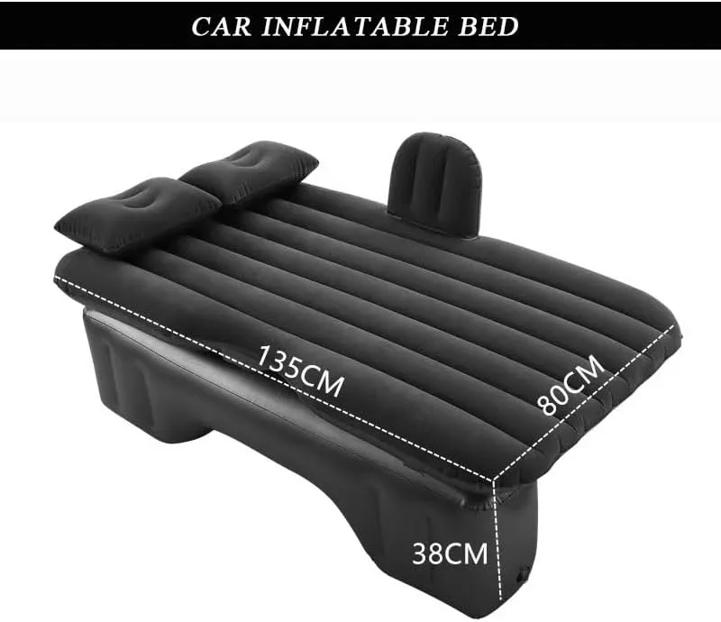 2019?C2022, Inflatable Back Seat Sleeping Pad with Pump & 2 Pillows, Folding Portable Camping Bed for Travel& Road Trips,Blue Car Air Mattress dominant manipulate seventeenth for BYD F3 