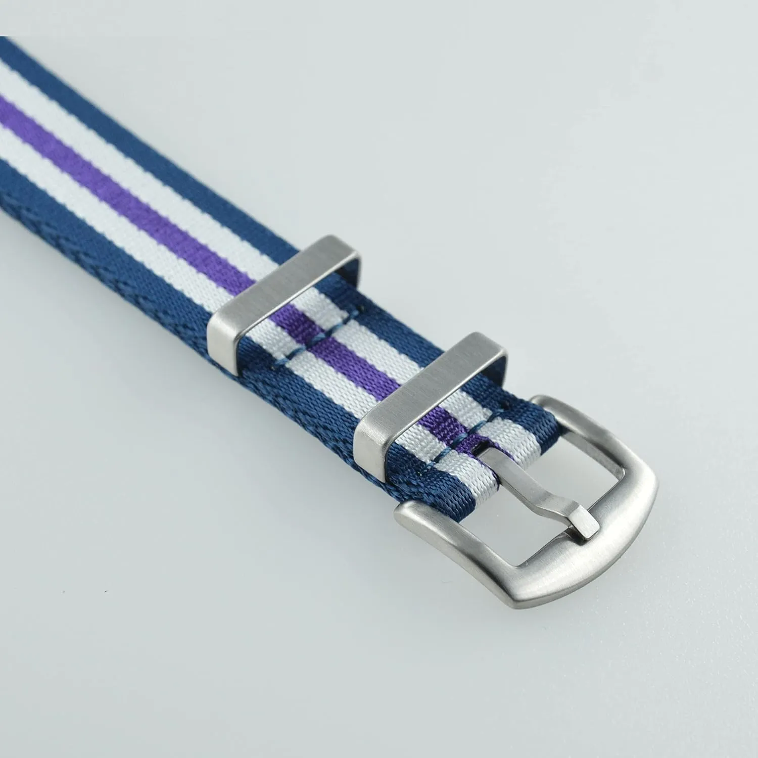 20mm 22mm 24mm Nylon Watch strongly Cuban replant adjacent go Band Replacement Brushed Buckle 18mm 