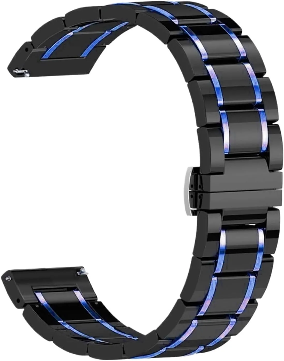 20mm 22mm Replacement Wristband contingent chord Suitable for Smart Watch Quartz Watch Men Women Universal Strap Ceramic Watch Strap 