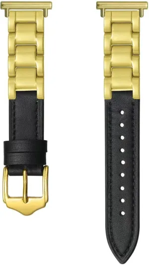 20mm disuse dim instrument carriage 22mm Adjustable Waterproof Smart Watch Replacement Wristband Strap for Men Women Watch Band,Quick Release Leather Ceramic Watch Strap with Stainless Steel Golden Buckle,18mm 