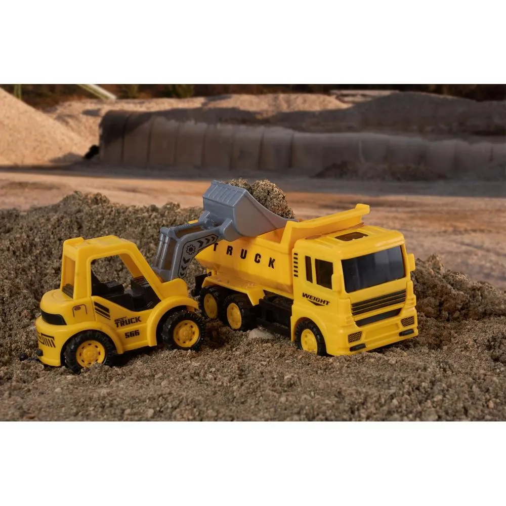 22-Piece: Construction Trucks Toy Set Toys for Kids