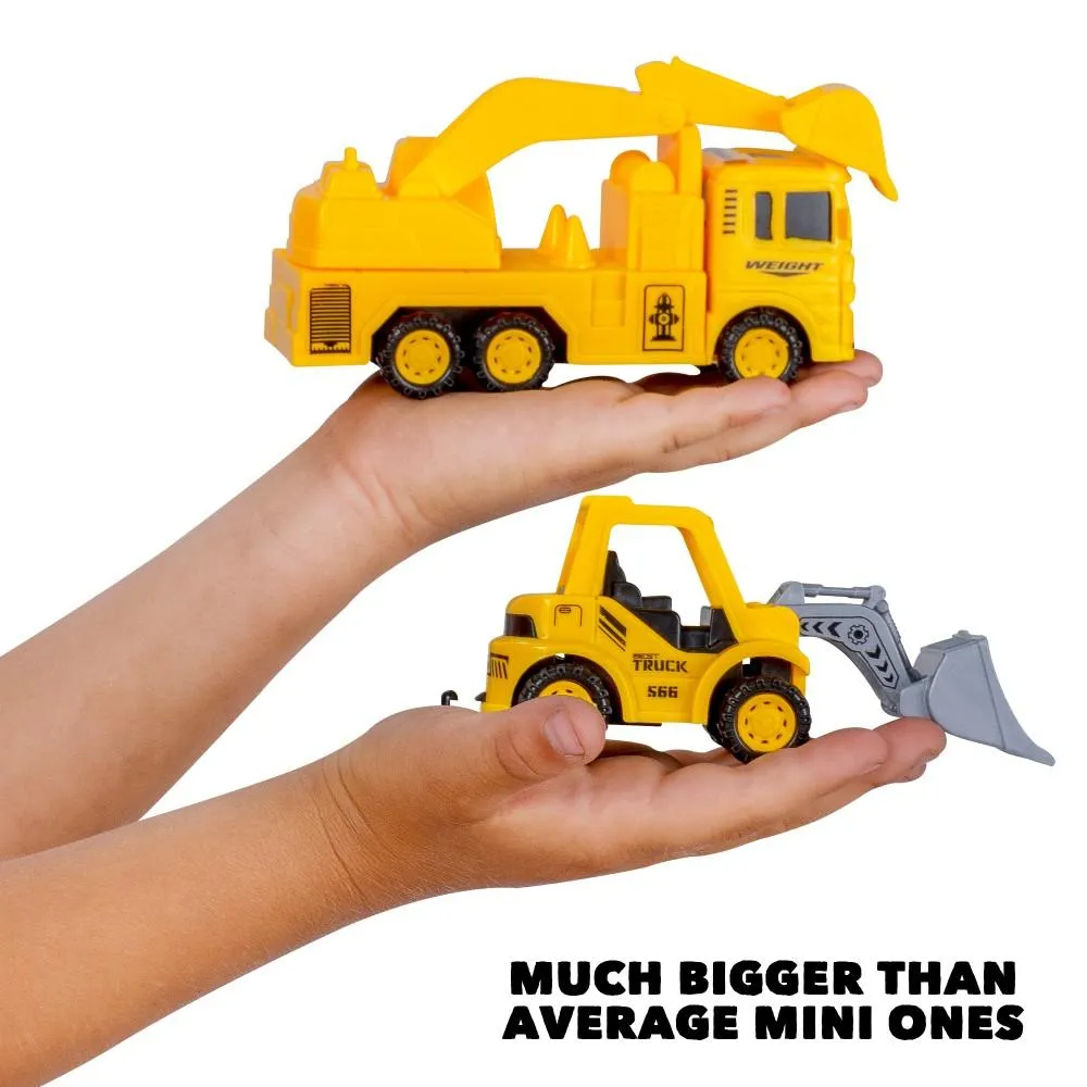 22-Piece: Construction Trucks Toy Set Toys for Kids