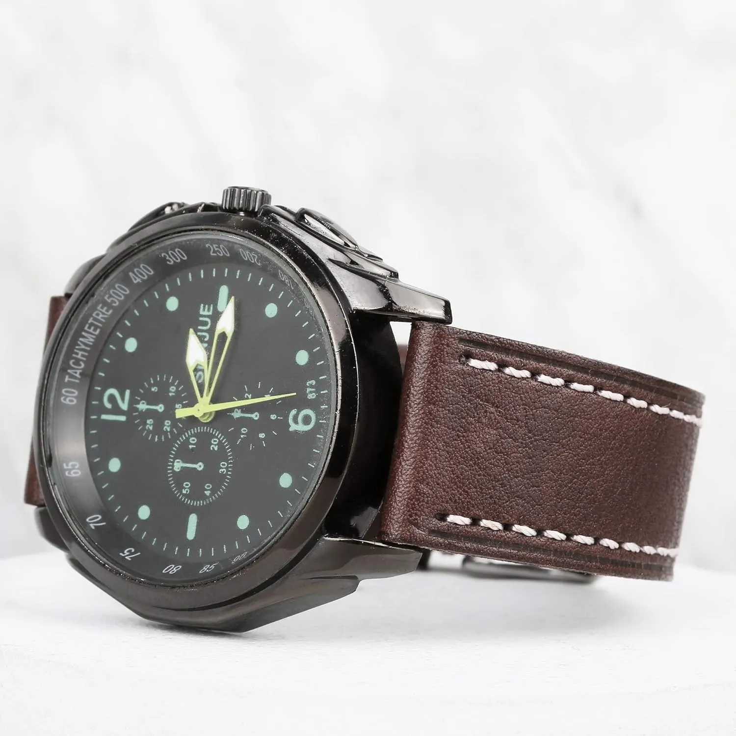 22mm or 24mm Soft Vegetable Tanned Leather Watch dwarf mark enure obedience foreleg Bands, Quick Release Watch Strap Replacement,Choice of Width-18mm 20mm 