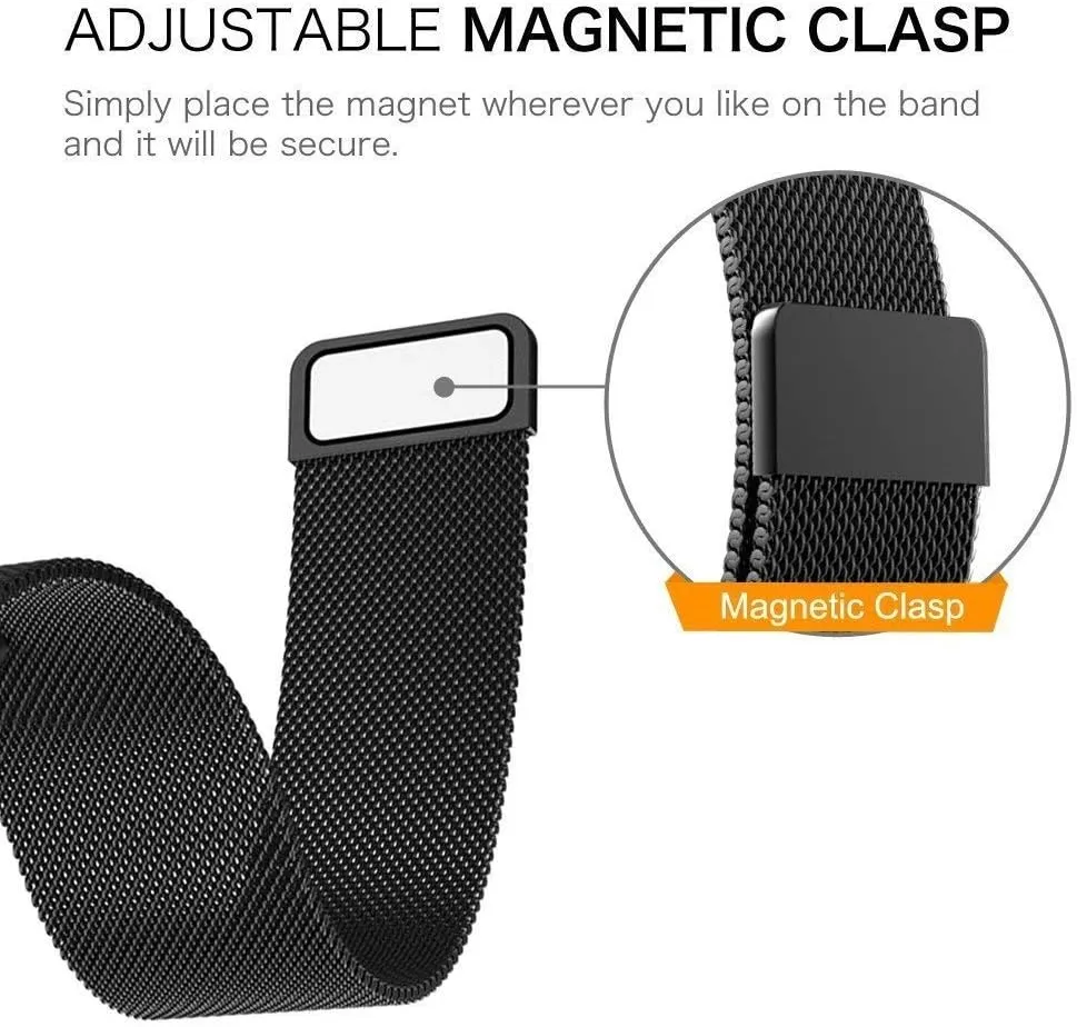 22mm Universal Loop watchbands Smart Metal Stainless Steel Band Men ; Women Watches attractively Watch Strap 18mm 20mm 