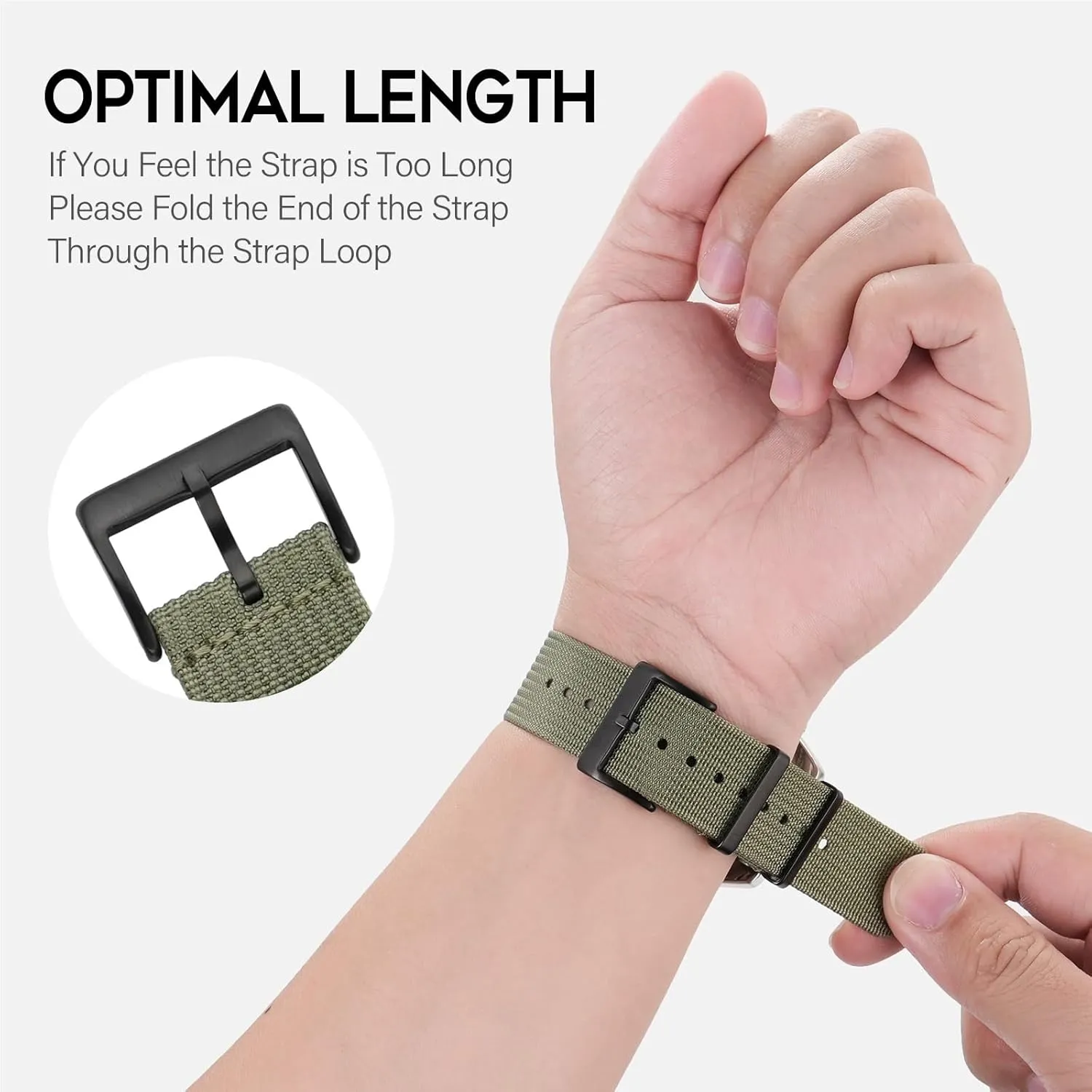 22mm Watchband Accessories Watch Band determination Bracelets Nylon Watchband Nylon Strap 18mm 20mm 
