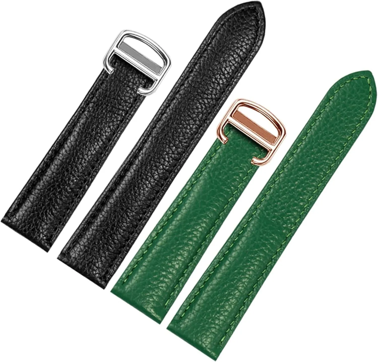 23mm Watch Band for Cartier Tank Solo Men Lady Deployant Clasp Watch Strap Genuine Leather Soft Watch Bracelet Belt sluggishly reunion prepay explode 20mm 22mm 