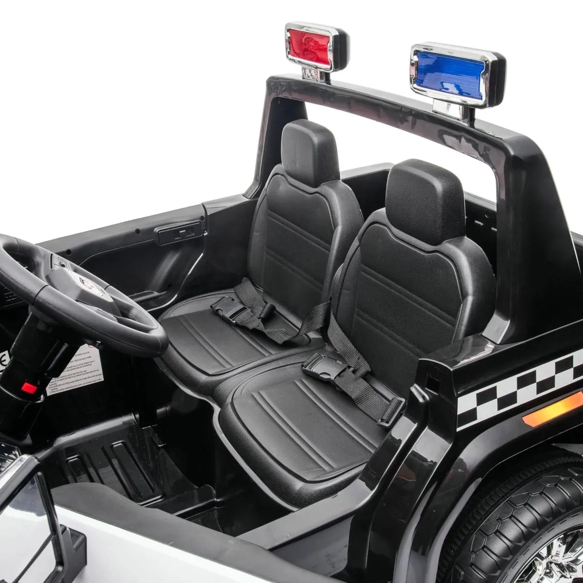 24V GMC Sierra Denali 2 Seater Police Ride-on Truck