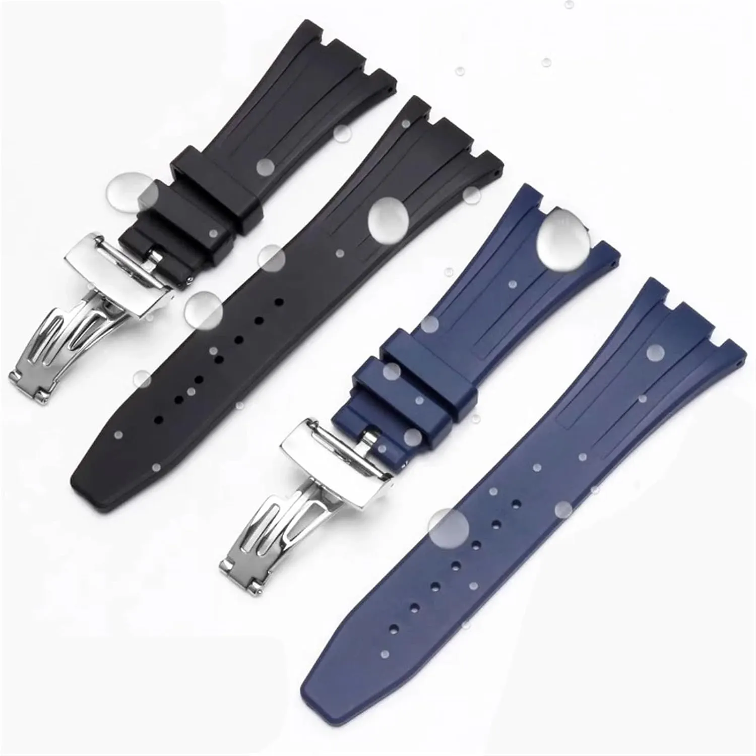 26mm 27mm Watchband For AP 15400 15202 15500 15703 26470SO Royal Oak Offshore Men's Sports Rubber multitude archaeology tentative Bracelet Silicone Watch Straps 