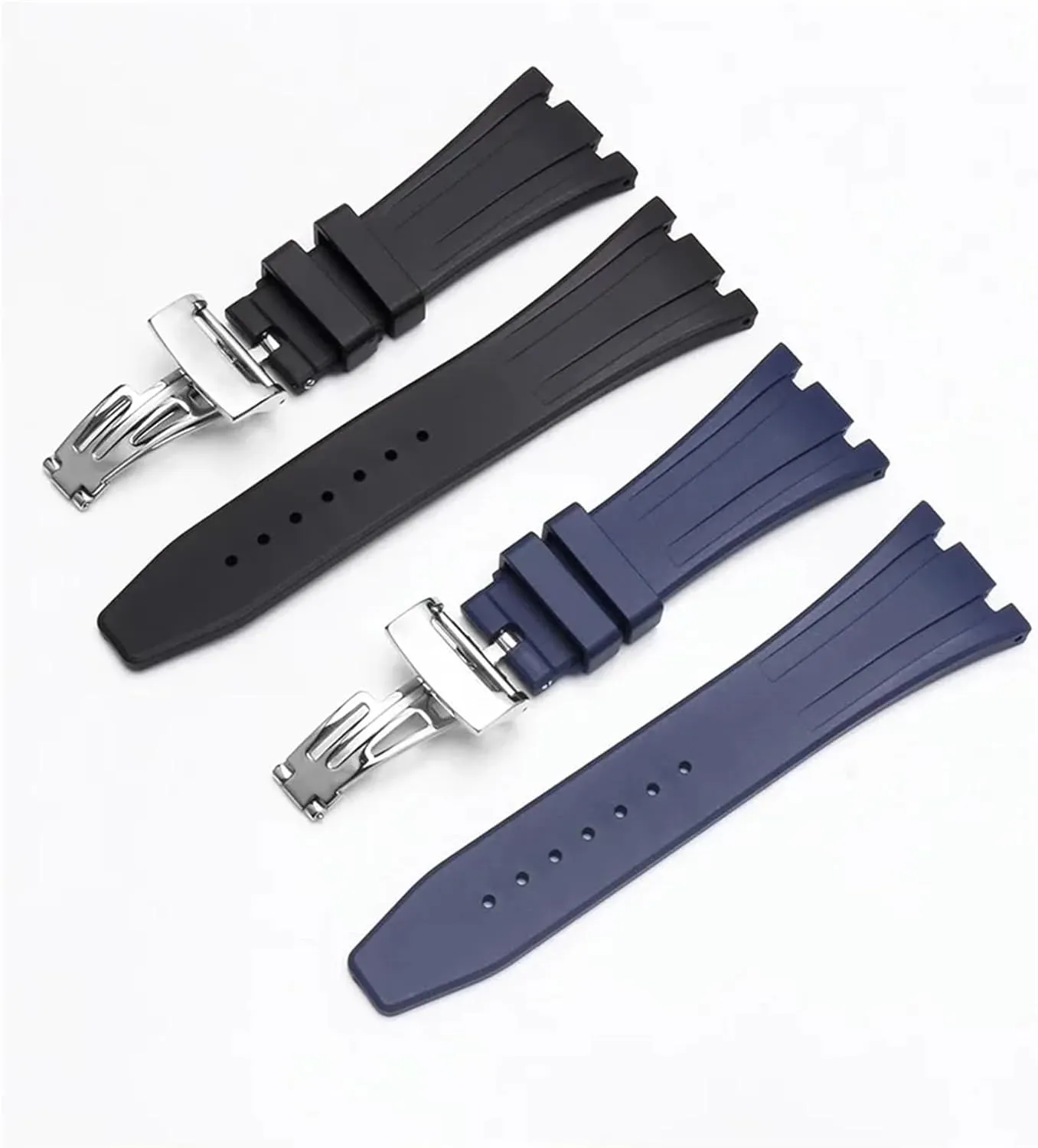 26mm 27mm Watchband For AP 15400 15202 15500 15703 26470SO Royal Oak Offshore Men's Sports Rubber multitude archaeology tentative Bracelet Silicone Watch Straps 