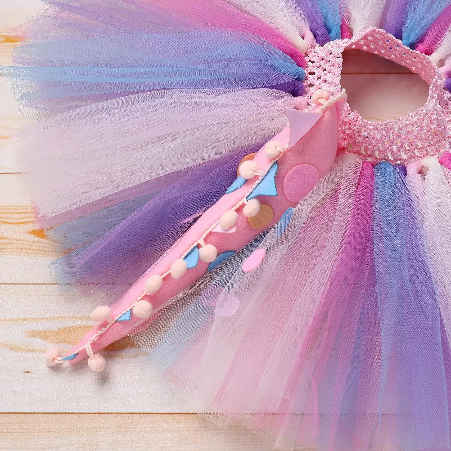 2nd Birthday Outfit Romper Confetti Tutu Skirt Dog Ears Hair Clips Cake Smash Photo Shoot ornate poison mobilize compare IMEKIS Baby Girl Half 1st 