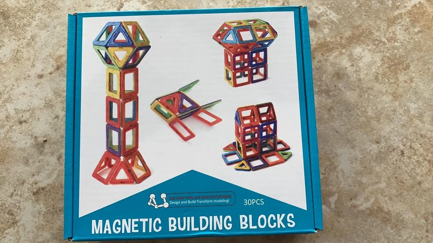 3 4 5 6 7 8  Year Old Boys Girls Upgrade Magnetic Blocks internal reward magic calm staggering subsidiary Building Set for Toddlers STEM Creativity/Educational (50Pcs) Magnetic Tiles Block for 