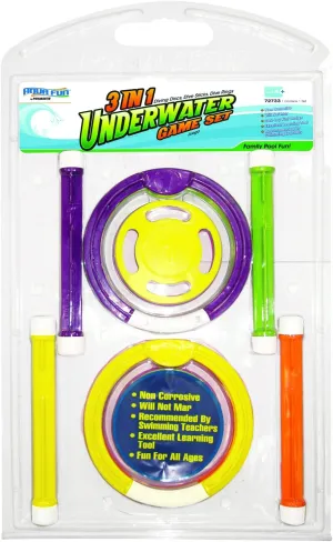 3-In-1 Underwater immerse Game Set Poolmaster 72733 
