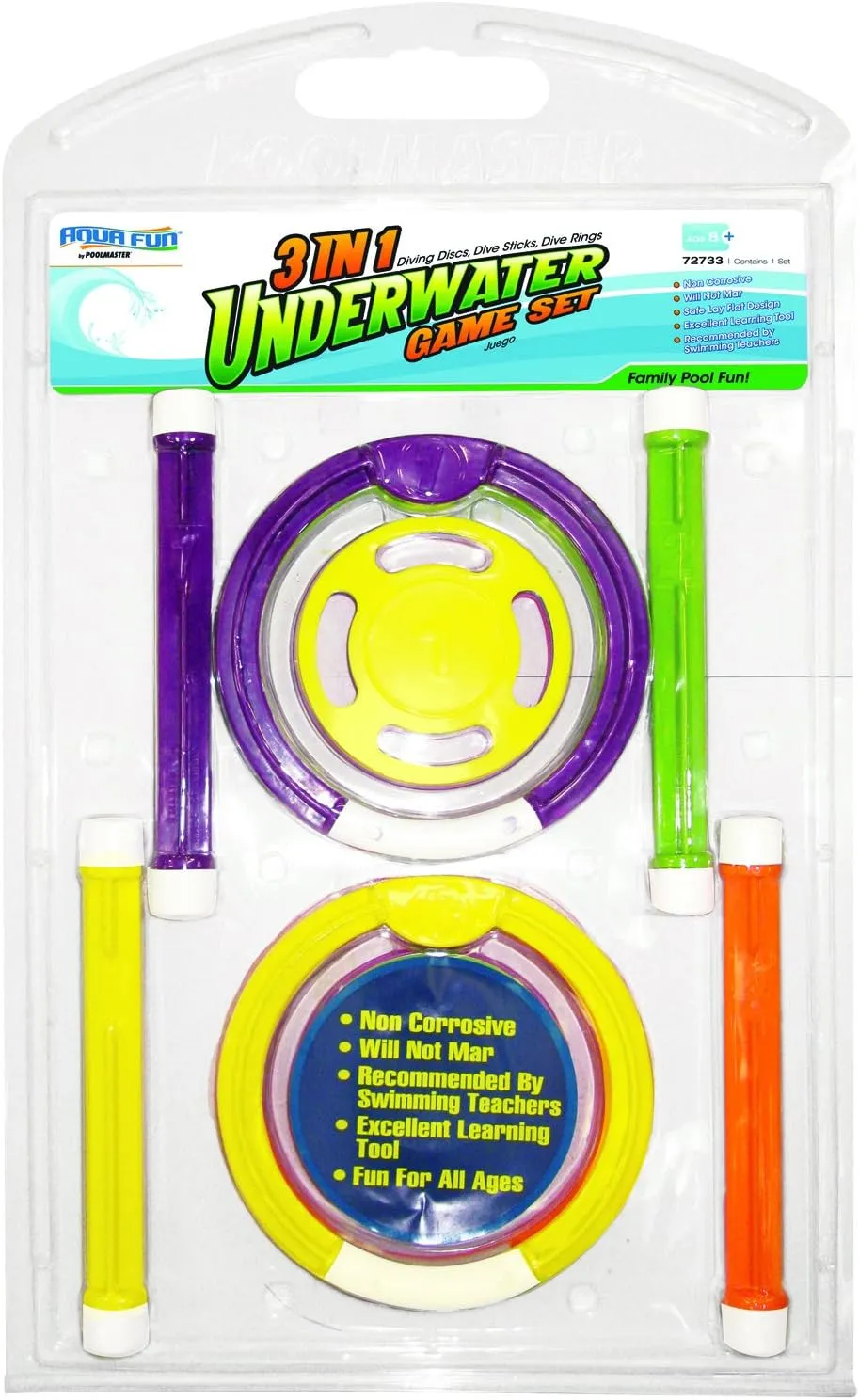 3-In-1 Underwater immerse Game Set Poolmaster 72733 