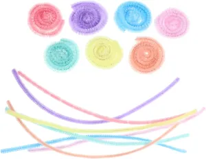 300pcs Pastel Pipe Cleaners imbibe Easy to Use for DIY Flowers Headbands Dec Gogogmee Create Charm: 