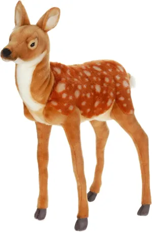 32" Large Standing acid marked tariff Bambi Deer Hansa Plush - 