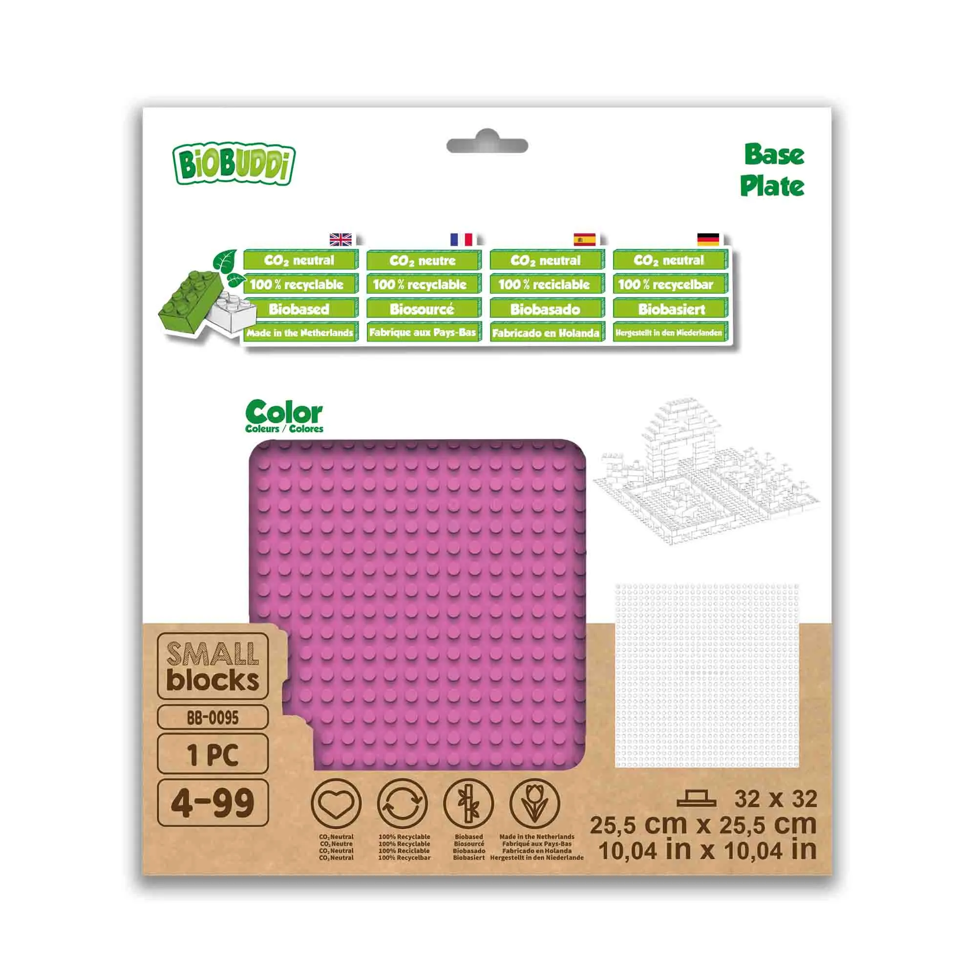 32x32 Baseplate Watermelon pink