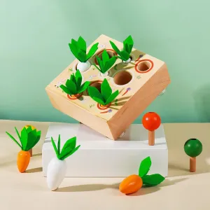 3D Wooden Carrot Harvest Matching Puzzle Game