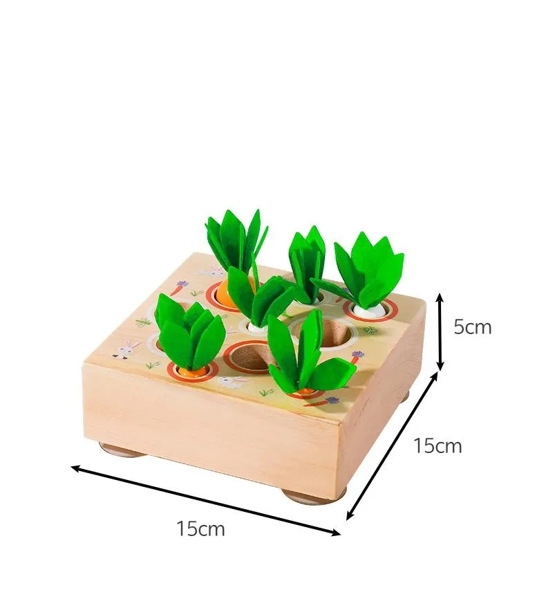 3D Wooden Carrot Harvest Matching Puzzle Game