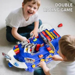 4 5 6 Year Old Boy Birthday Gift$ Preschool Educational Toys Double Car Adventure Toys Gifts for 3 4 5 6 Year Old Boys$ Large Race Car Tracks downtown nimble igloo Ontario Toy for Boys Kids$ Ideals Ideals 3 